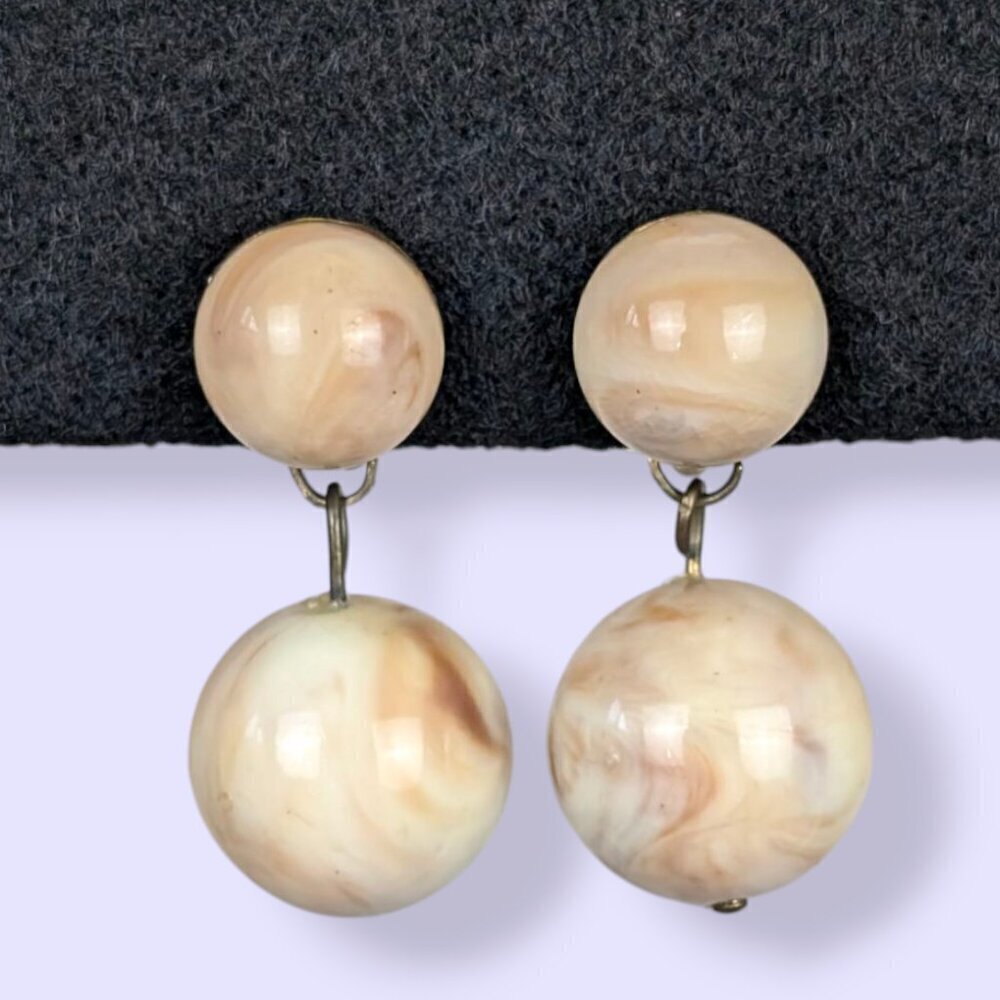 Vintage Cellulose Acetate Dangling Earrings